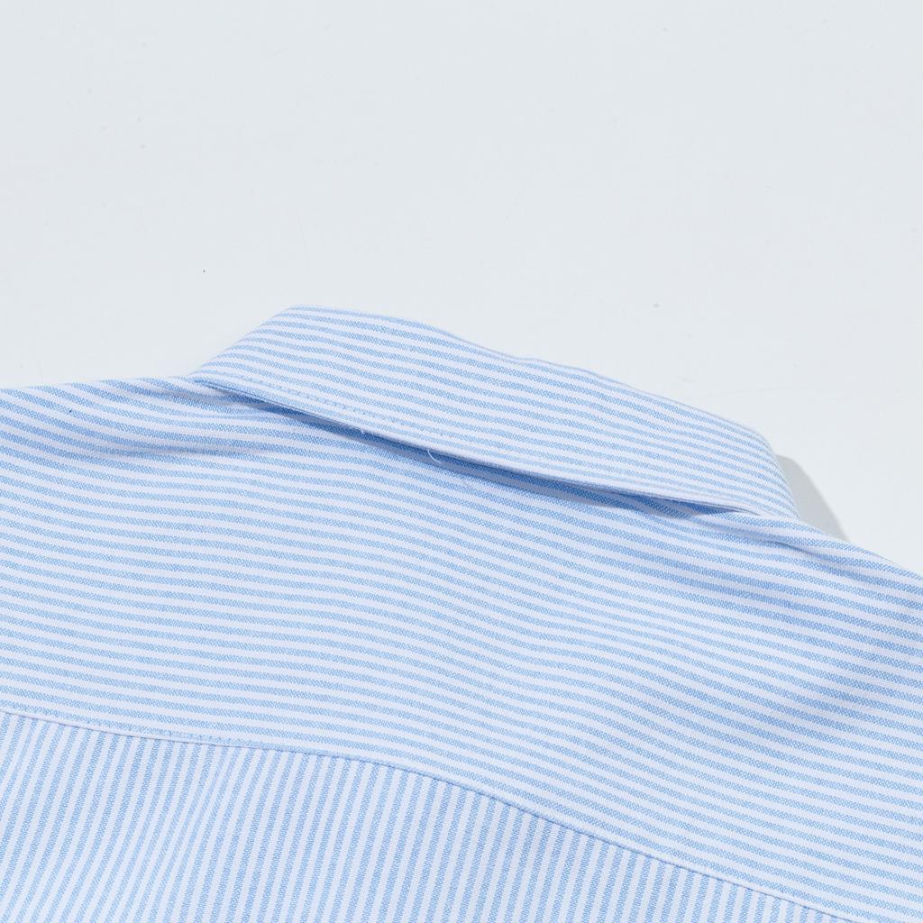 2218 AMI Podzimní Nový Produkt Náprsní Kapsa Klasická Černá Vyšívaná Malá Láska Kostka Ležérní Bavlněná Jednobarevná Košile s Dlouhým Rukávem