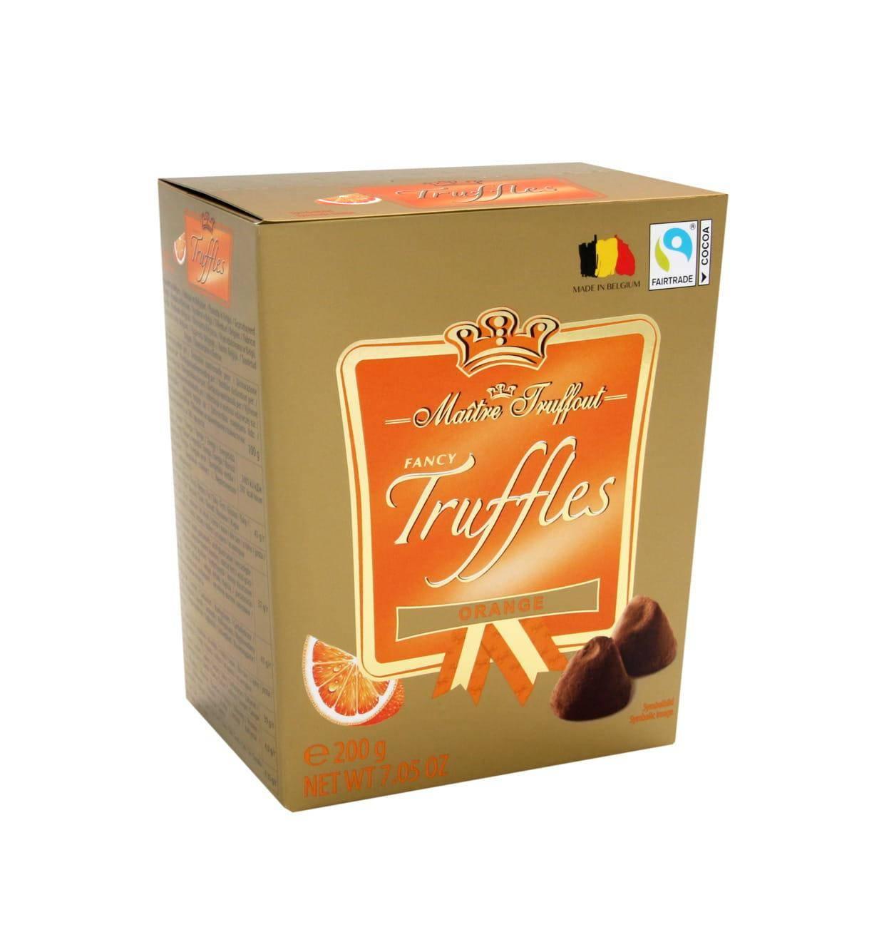SuperMerchantEU MaitreTruffout Belgische Sinaasappeltruffels 200 G