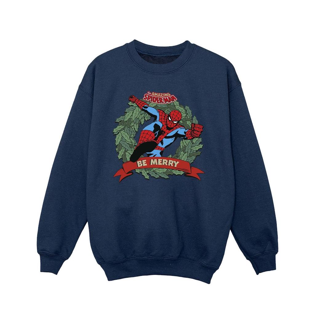 Spider-Man Girls Be Merry Sweatshirt