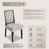 Stretch Dining Chair Cover 1pc Leaf Jacquard Dustproof Slipcover Easy to Install for Home Hotel Wedding Decoration