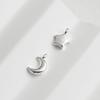 S925 Sterling Silver Five-Pointed Star Pendant for DIY Star and Moon Charm Bracelets & Necklaces