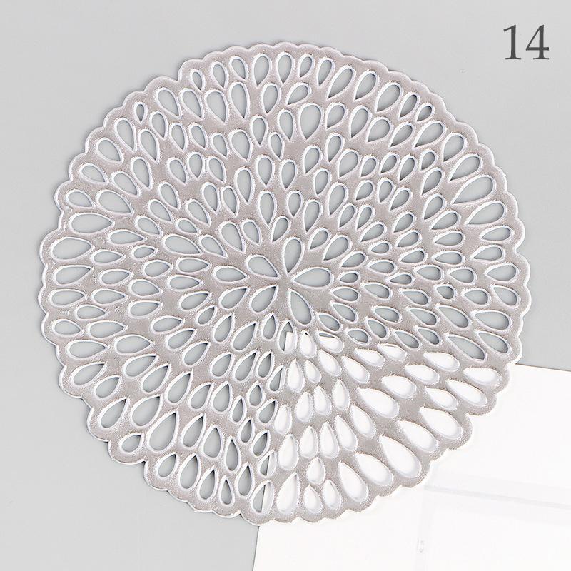 1pc Decorative Table Mat PU Leather Crocodile Pattern Insulation Pad Placemats 1pc Decorative Table Mat PU Leather Crocodile Pattern Insulation Pad Placemats