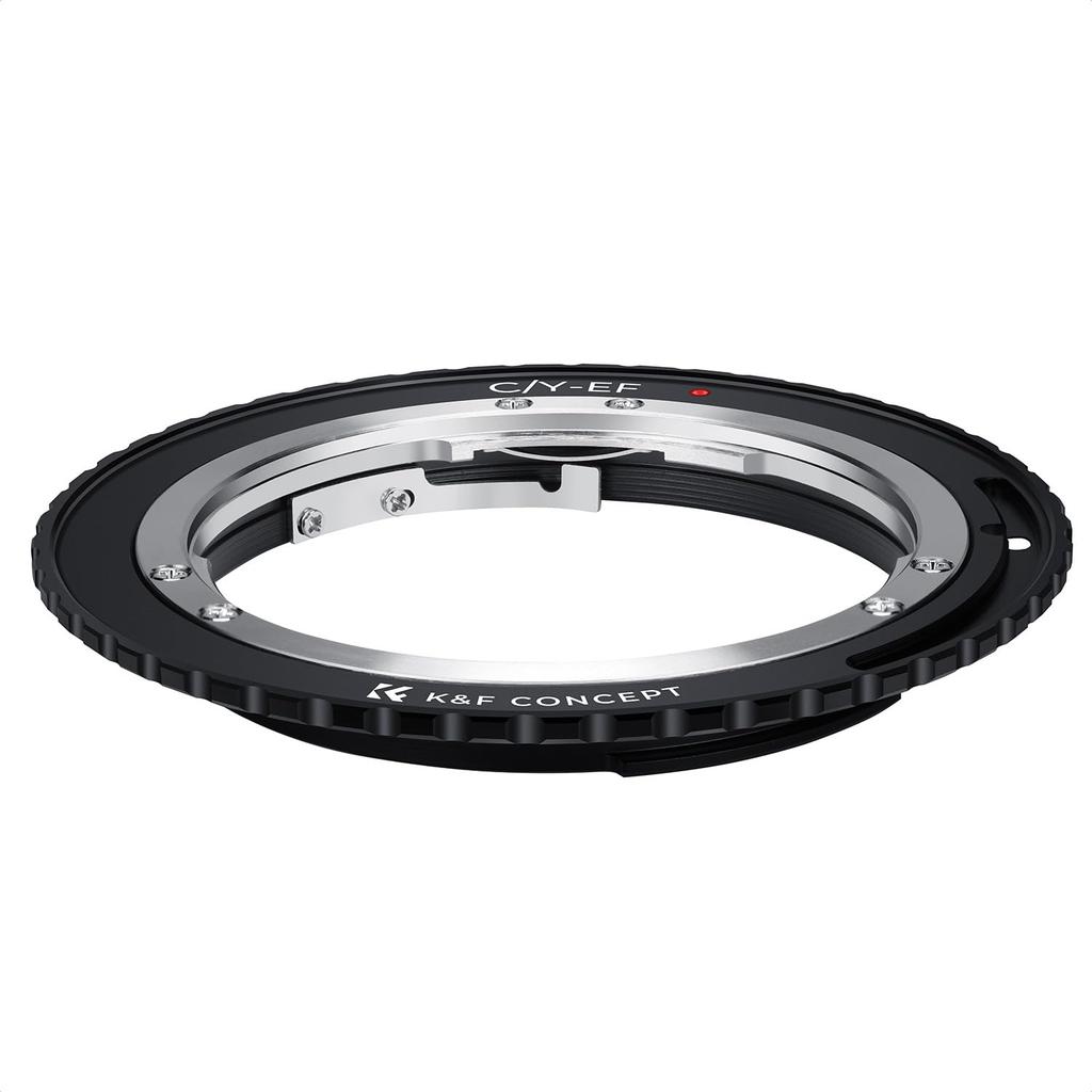 K&F CONCEPT C/Y-EOS Mount Adapter for Contax/Yashica Lenses - Canon Compatible C/Y Lens Adapter for EOS Cameras - Manufacturer Direct