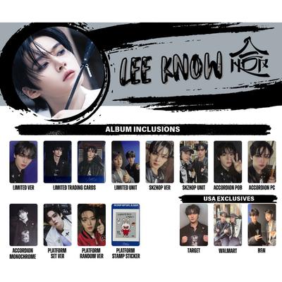 Lee Know STRAY KIDS Premium Photo Book, Large-Format K-POP