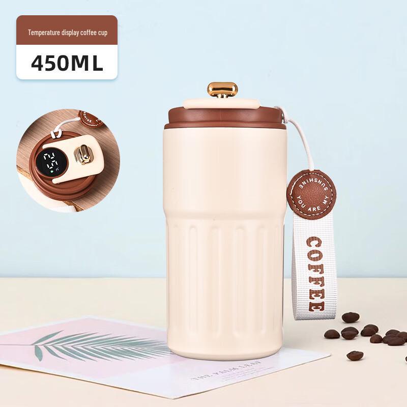OLOEY Stainless Steel Smart Temperature Display Coffee Mug