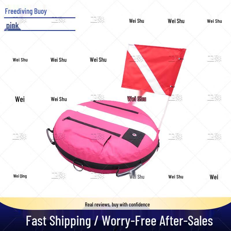 Weishu Diving & Freediving Surface Signal Buoy with Flag