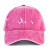 Washed Cotton Peaked Cap Fishing Pattern Design Sunscreen Hats  For Man Women
