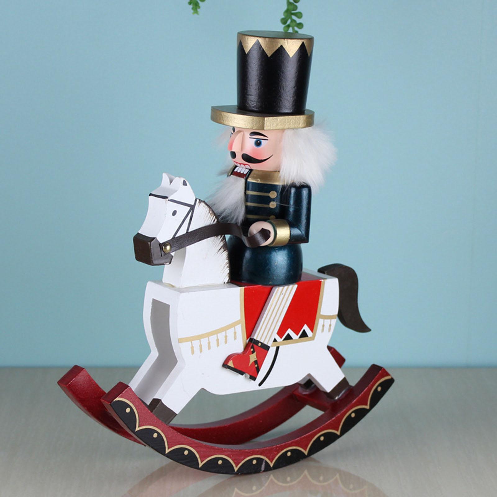 

Щелкунчик Качалка Кукла Солдат Европейские Домашние Аксессуары Настольный Декор Гостиной Подарок для Мальчиков и Девочек Украшения One Size синий