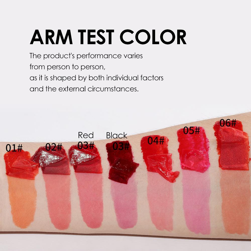 Peel Off Lip Stain Squeeze Tube, Long Lasting Waterproof Matte Lip Tint, Tear Off Liquid Lipstick, Non-Fading Smudge-Proof Lip Stain