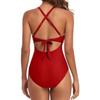One-piece SSwimsuit for Women, European and American Backless Splicing Sexy Bikini Swimsuit