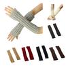 1 Pair Hot Winter Autumn Knit Arm Warmer Women Girls Long Winter Mittens Wrist Warmer Female Gloves