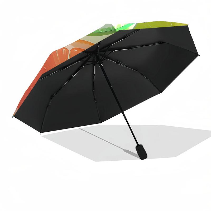 1pc Citrus Slices Automatic Open/Close Umbrella, Formal Events - Ideal Gift for Family or Friends, Outdoor Accessory Yy251211226