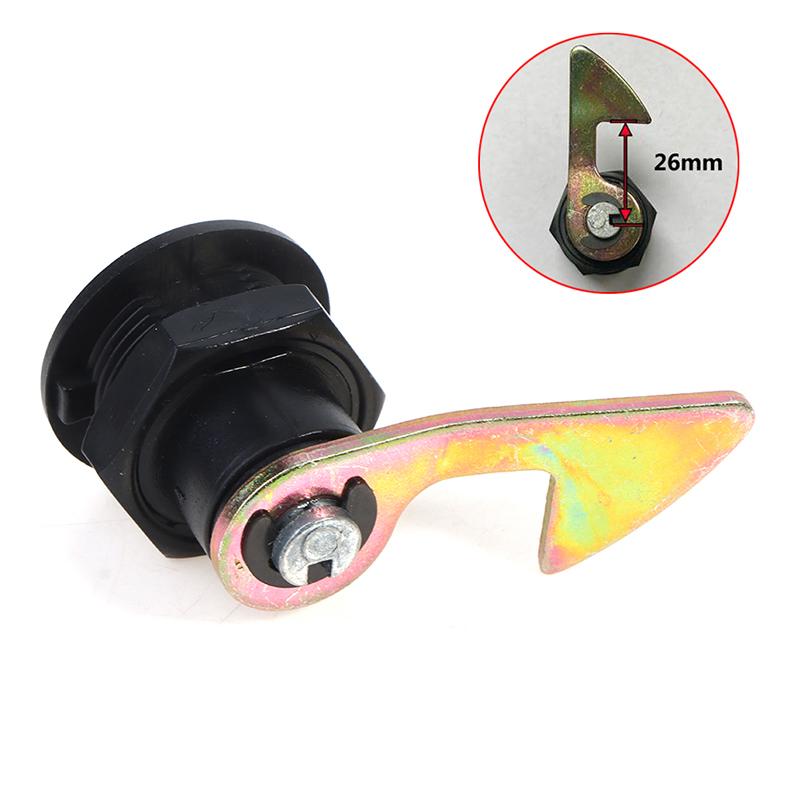 Short Hook Rear Tail Box Key Switch Lock For Motorcycle Quad Atv Go Kart