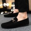 Fashion Flat Black Casual Shoes for Men Spring Autumn Sneakers Slip-on In Promotion Retro Cheap Liquidation Adults Leisure Man Shoe Work