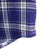 BARACUTA Made In Japan Check Pattern Long Sleeve 2WAY Shirt M Bluish Men's Used