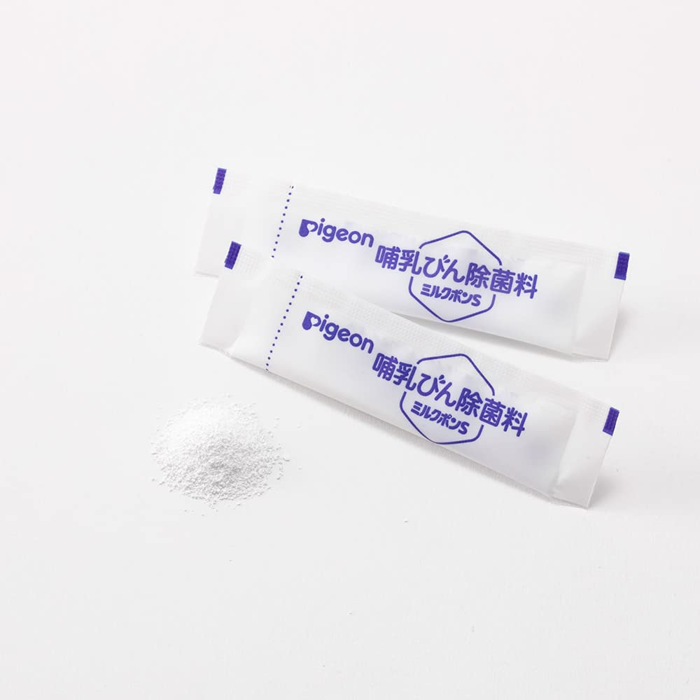 PIGEON Milkpon S Baby Bottle Sanitizer, 60 Packets
