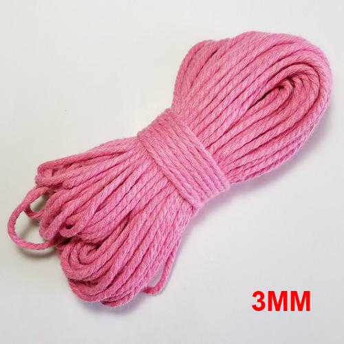 Dickeres 100 % natürliches Baumwollseil 3 mm – 10 mm Schnur Makramee Kordeln Anhänger hängen handgemachtes Accessoire DIY