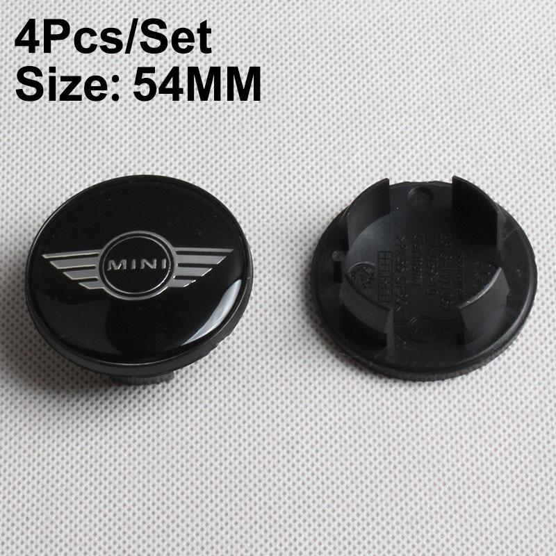 4Pcs 54MM 56MM Car Logo Wheel Center Hub Stickers Accessories For MINI One Cooper JCW Countryman Clubman Cabrio Paceman Coupe