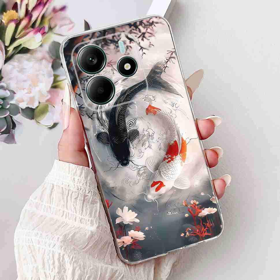 For Xiaomi Redmi Note 14 5G Case New Design Flowers Soft Silicone TPU Cover For Redmi Note 14Pro note14 Pro 5G 6.67" Bumper Bags