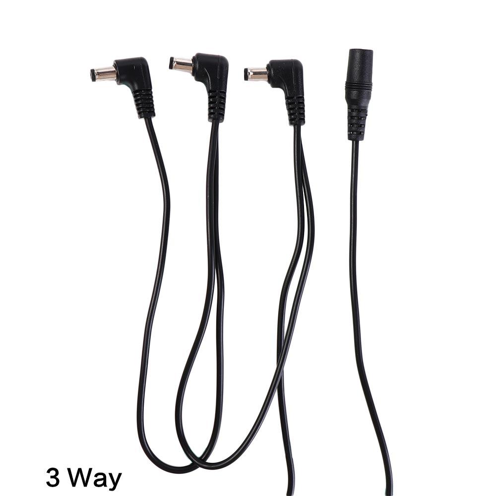 1 to 2 3 5 6 8 10 Ways Daisy Chain Cable 9V DC Power Cord Guitar Pedal Power Cord Copper PVC Guitar Pedal Chain