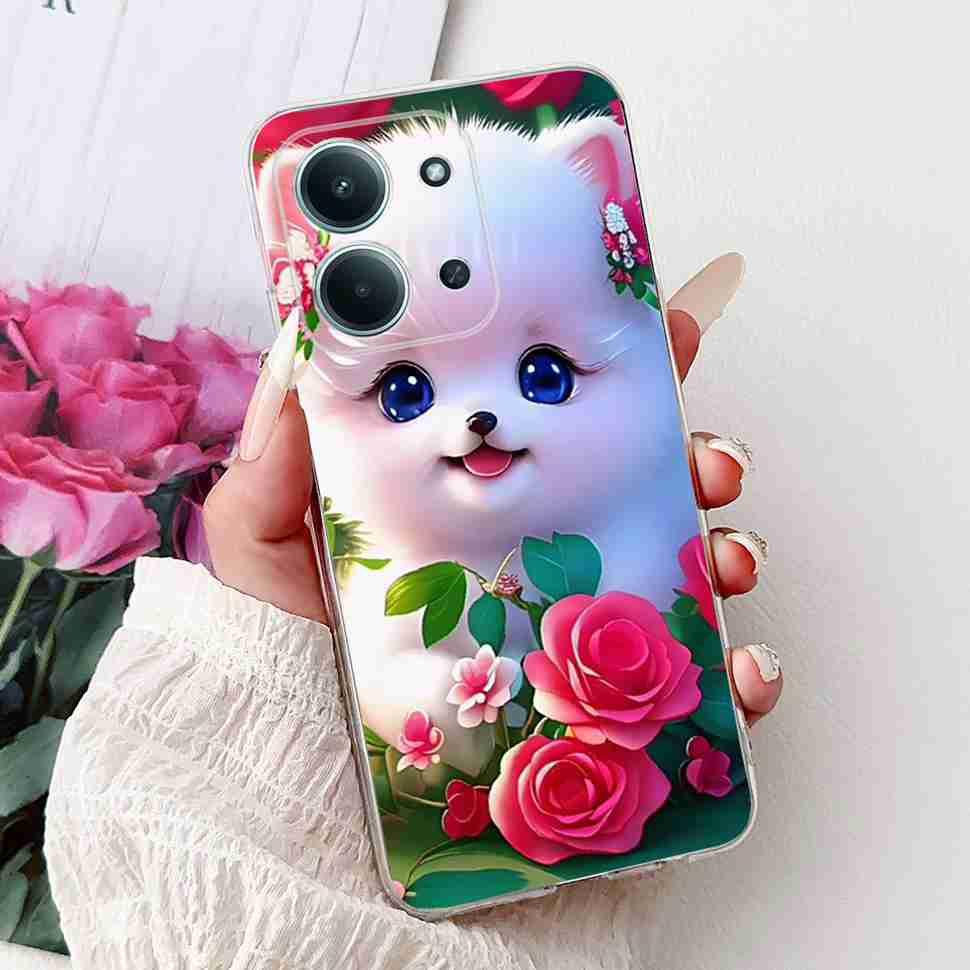 For Xiaomi Redmi 15C 4G 25078RA3EA Case New Butterfly Cute Cat Soft Silicone TPU Cover For Redmi 15C 15c 4G 6.9" Phone Casing