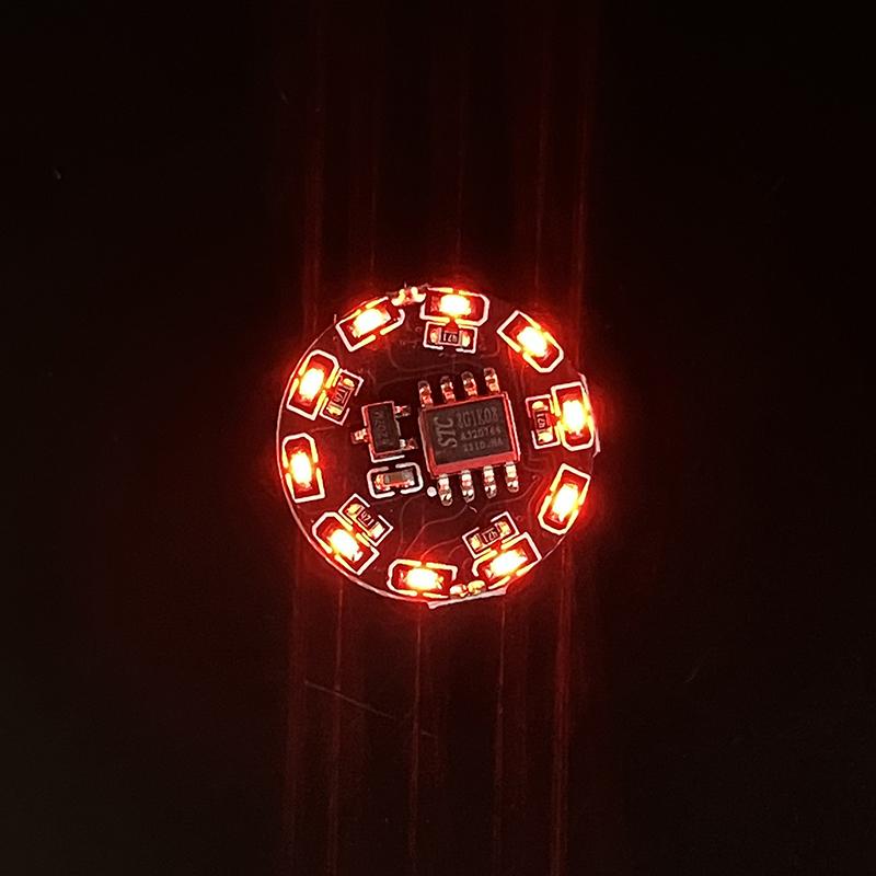 

1 шт. Магнитные индукционные световые огни и батарея DIY игрушки 16 режимов Беспроводная светодиодная лампа с магнитным управлением