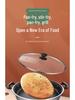Stainless Steel Non-stick Electric Pancake and Frying Pan - Deepened and Enlarged Multi-functional Flat Bottom Grill Pan.