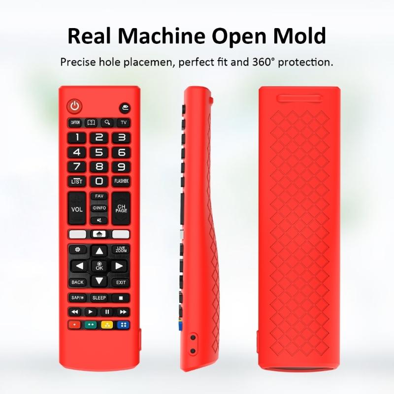 Silicone Cover For  AKB75095307/AKB75375604/AKB74915305 Television Remote Case, Durability Protections Sleeve