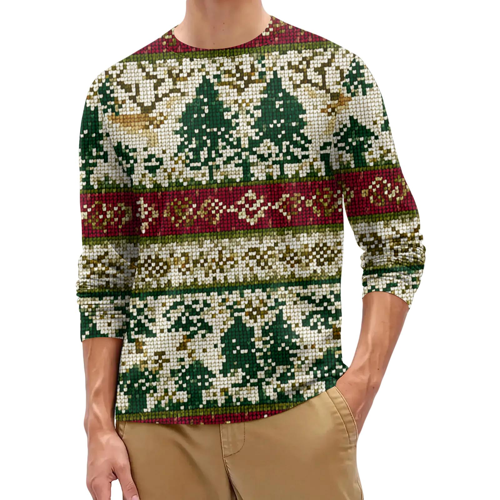 

Мужская модная рубашка с круглым вырезом и длинным рукавом S бежевый