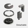 Zinc Alloy Self-Adhesive Door Stopper Door Safety Catch Stopper for Room, Kitchen, Bathroom, Cabinet Metal Door Stopper Self-Adhesive Door Holder