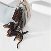Bag Charm Mini Dog PU Leather Animals  Hanging Ornament Backpack Charm Gift for Men Women