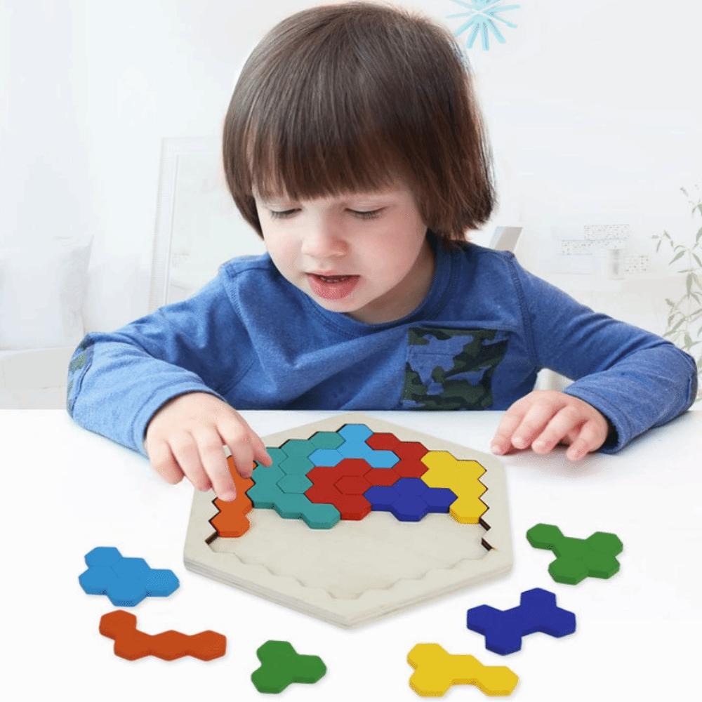 Pattern Cognitive Montessori Puzzles Toys Interactive Jigsaw Puzzle Board  Birthday Gifts