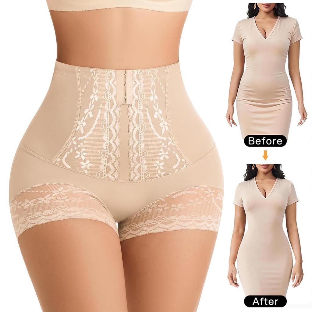 Formwäsche für Damen Bauchkontroll-Slips Hoher Bund Bodyformer Unterwäsche Formendes Mieder Höschen Spitzenunterhosen