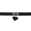Punk Choker Collar Necklace Pu Leather Goth Rivets Choker Necklace Pendientes Party Club Sexy Gothic Femme Jewelry
