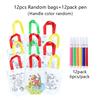 Graffiti Bags Set Children Painting Toys Cartoon Pattern Handmade Diy Art Coloring Game Puzzle Toy Drawing Diamond Stickers Tmz