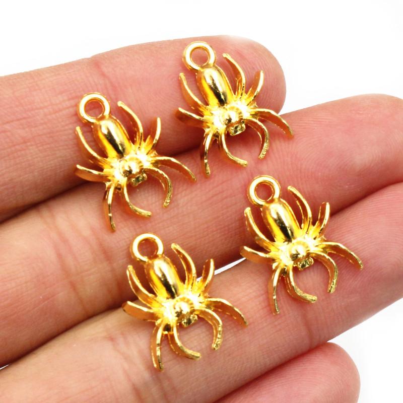 17x14mm 20pcs Black Bronze Gold Antique Silver Plated Spider Handmade Charms Pendant:DIY for bracelet necklace