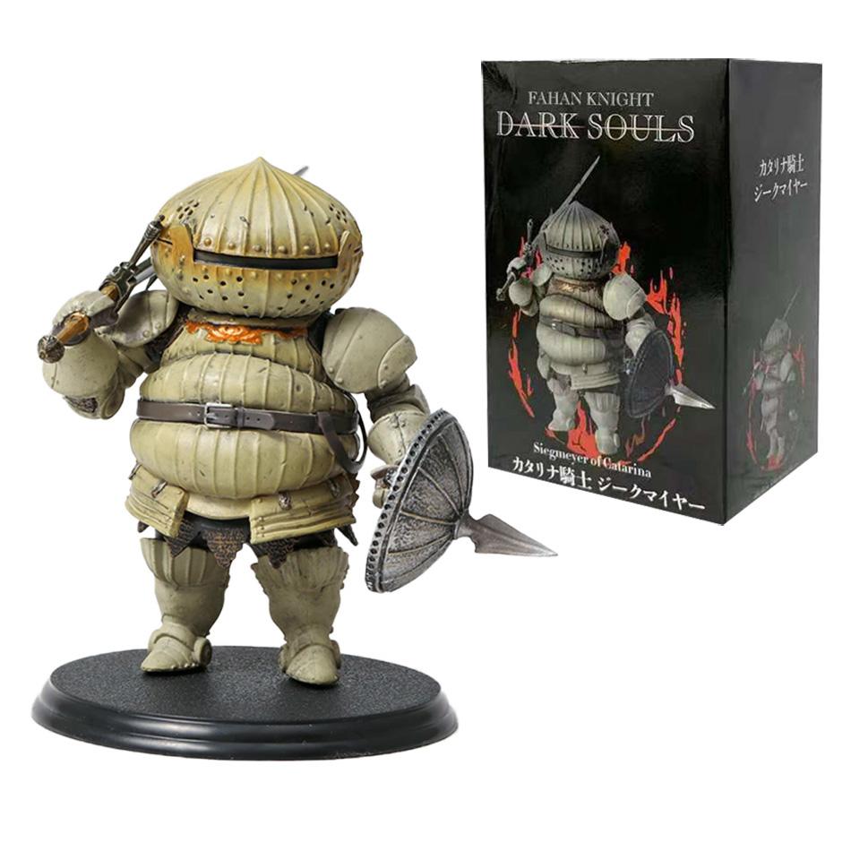 Original 13cm Dark Souls Heroes of Lordran Siegmeyer Black Knight Faraam Artorias PVC Figure Collectible Model Toy