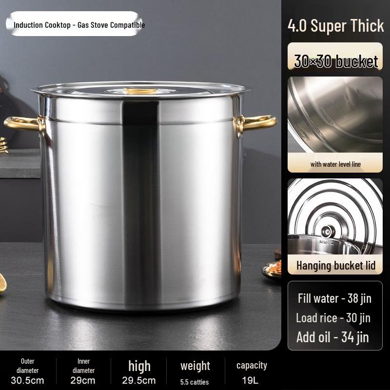Stainless Steel Stock Pot with Lid