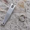 3Pcs Stainless Steel Key Ring with Clip Heavy Duty Metal Keychain Pocket Clip Holder Mini