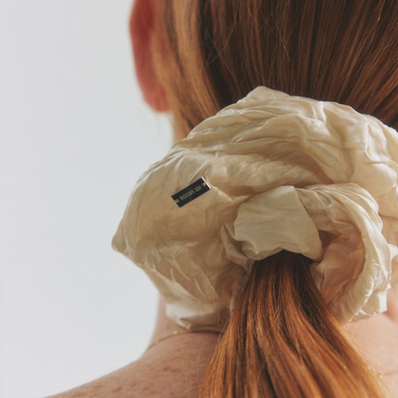 JOY GRYSON Adventurous Black Scrunchie JO4SHX12