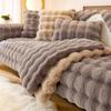 Autumn Winter Thickened Warm Non-slip Plush Cushion Sofa Cushion Sofa Cover Home Decor
