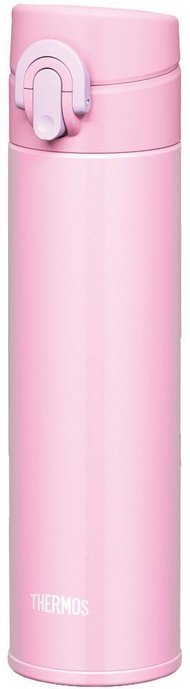 

THERMOS Vacuum Insulated Portable Mug Open Light Pink LP [One-Touch Type] 0.4L JNI-401