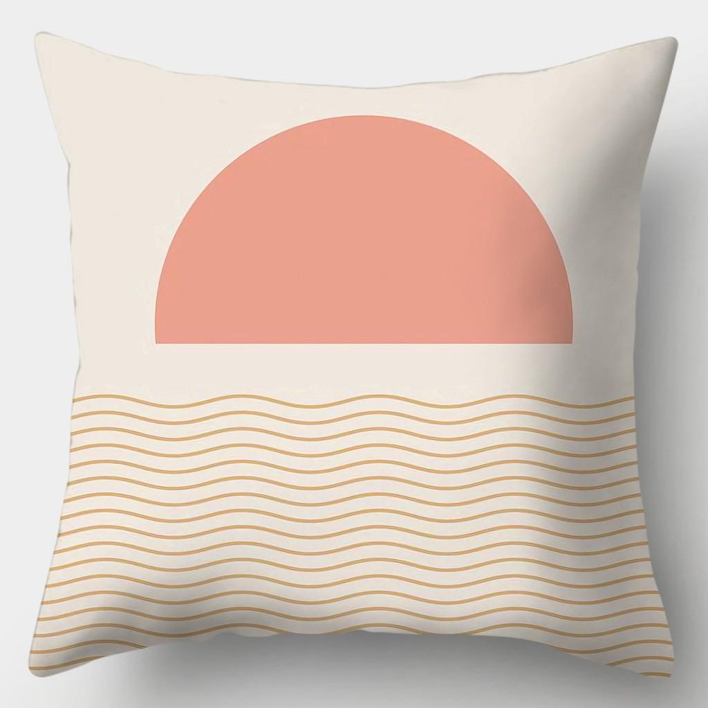 Art Drawing Style Pillowcase Square Sofa Pillowcase Abstract Main Image Cushion Cover