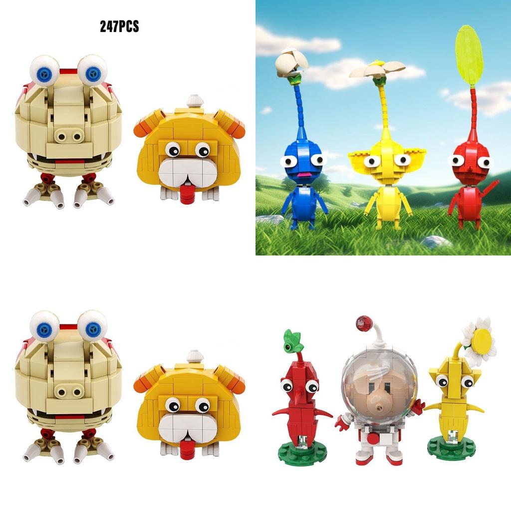 Pikmin Abenteuer Spiel Bausteine Spielzeug Abs Kunststoffmaterial