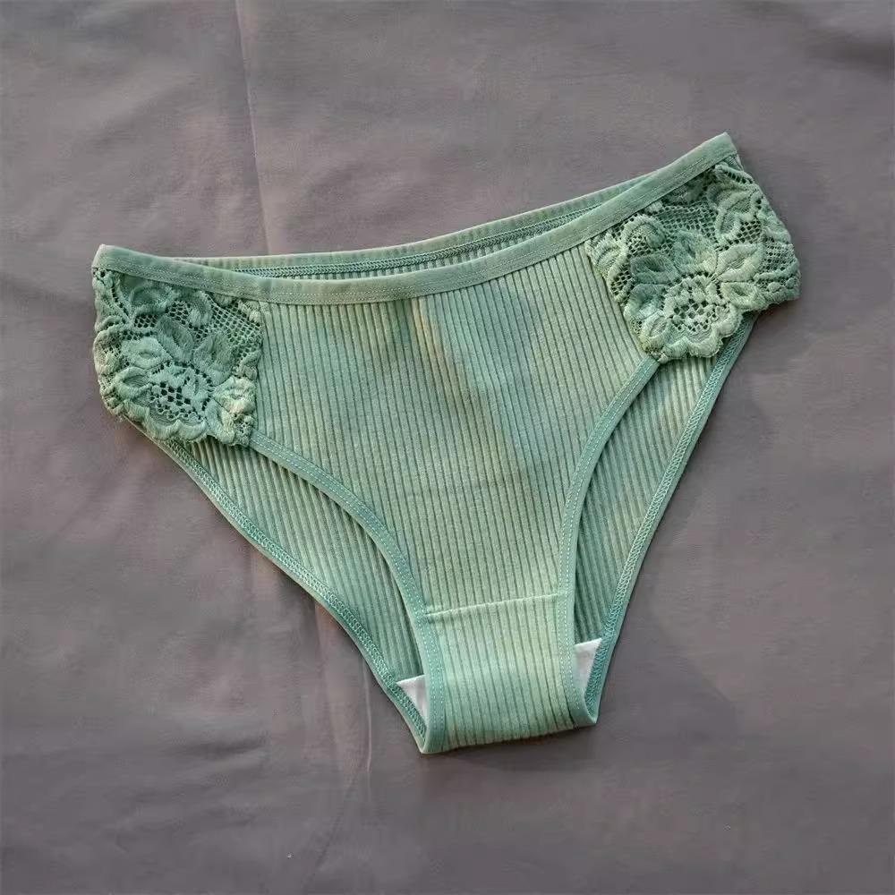 

Women s Plus Size Soft Cotton Mid-Low Waist Triangle Underwear Small