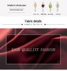 2025 Autumn Elegant V-neck Slimming Dress for Young Mothers - Wine Red Acetate Skirt
