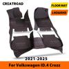 Car Floor Mats For VW Volkswagen ID.4 -2025   2024 Auto Foot Pads Automobile Carpet Cover Interior Accessories