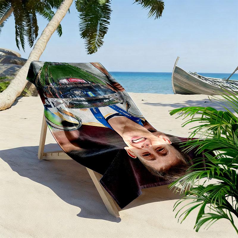 Guler Print Beach Towel, Large Soft Quick Dry Towel for Beach Camping Swimming