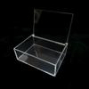Square Cube Acrylic Box With Lids Stackable Design Transparent Container Transparent Case Clear Cube Box Decorative Use