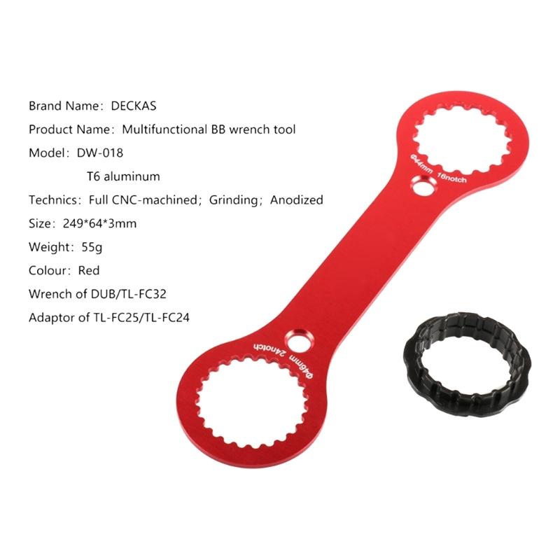 Durability Multipurpose Bike Bottom Brackets Wrenches Compacts Bike Repair Tool for Professional Maintenance